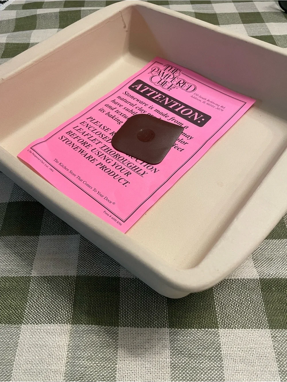 NEW!! Pampered Chef Stoneware 9